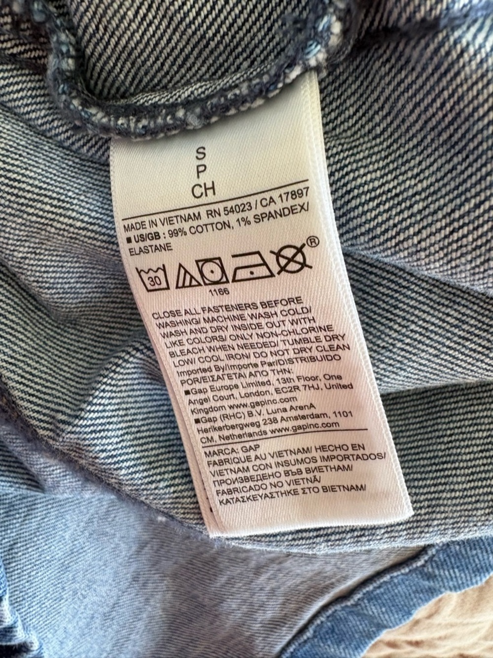 Gap | NWT Denim Mini Dress Button Front - Picture 8 of 9